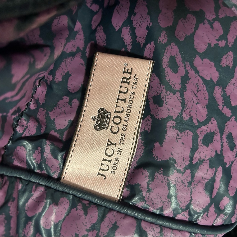 Juicy Couture Pink and Gray Animal Print Bag - Picture 4 of 4